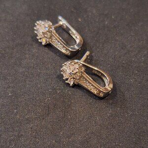 Sterling Silver with Crystals